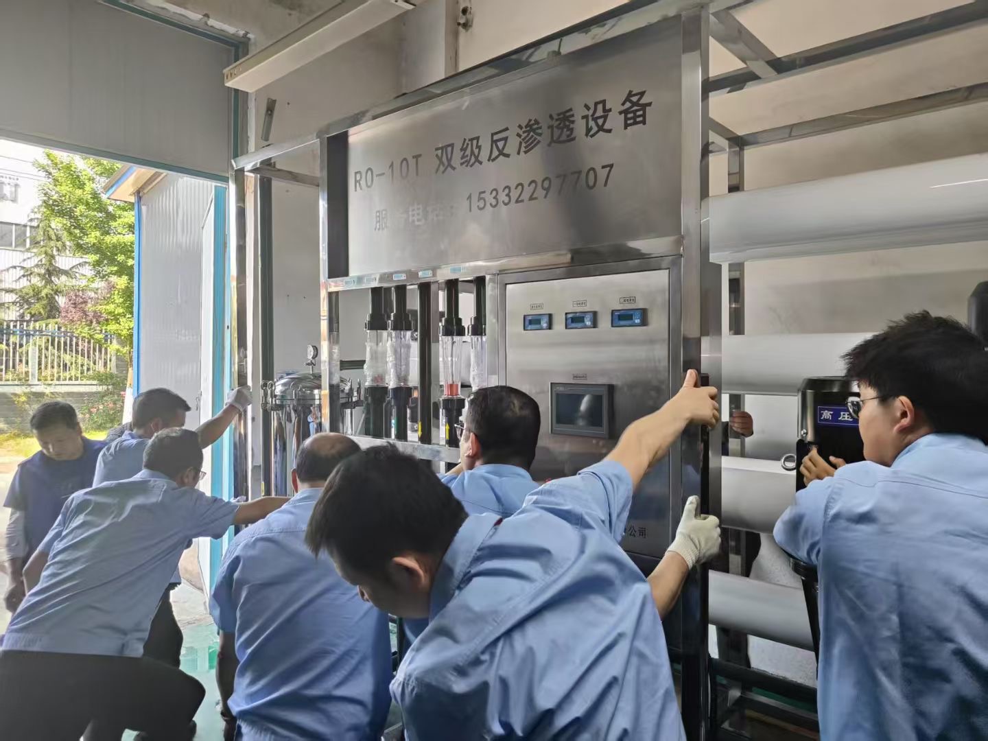 百噸級純水設(shè)備圓滿交付！攜手凌云電子共筑高品質(zhì)用水未來